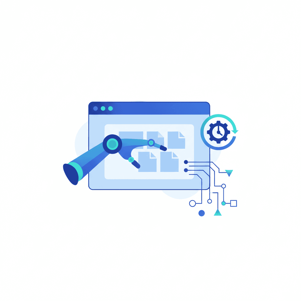 Web Automation illustration